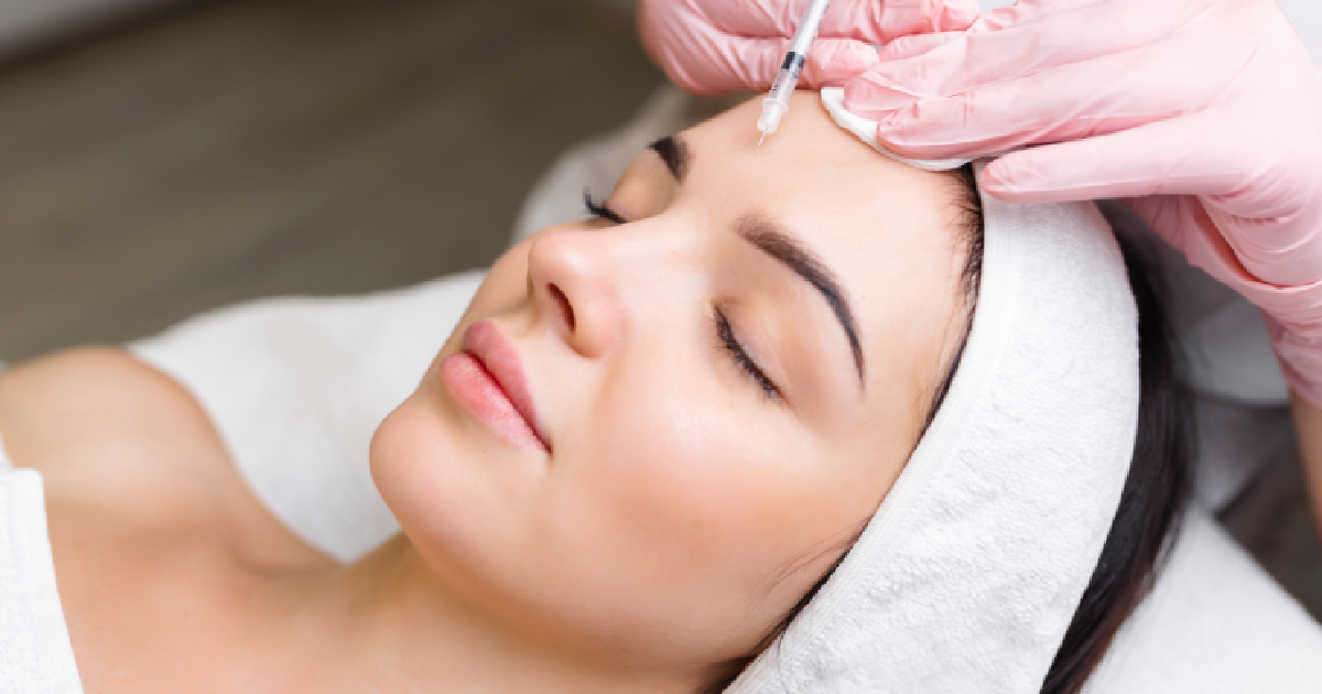 Women taking botox treatment in Gilroy, Ca