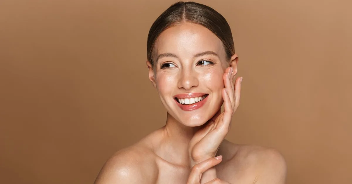 Radiant woman smiling after Non-Surgical Treatments in Gilroy CA